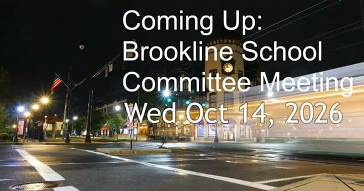 From the School Committee